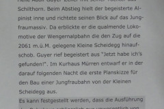 100-J. Jungfraubahn, Die Geburtsstunde der Jungfrau. Idee und Planskizze von AGZ 100-J. Jungfraubahn, Die Geburtsstunde der Jungfrau. Idee und Planskizze von AGZ