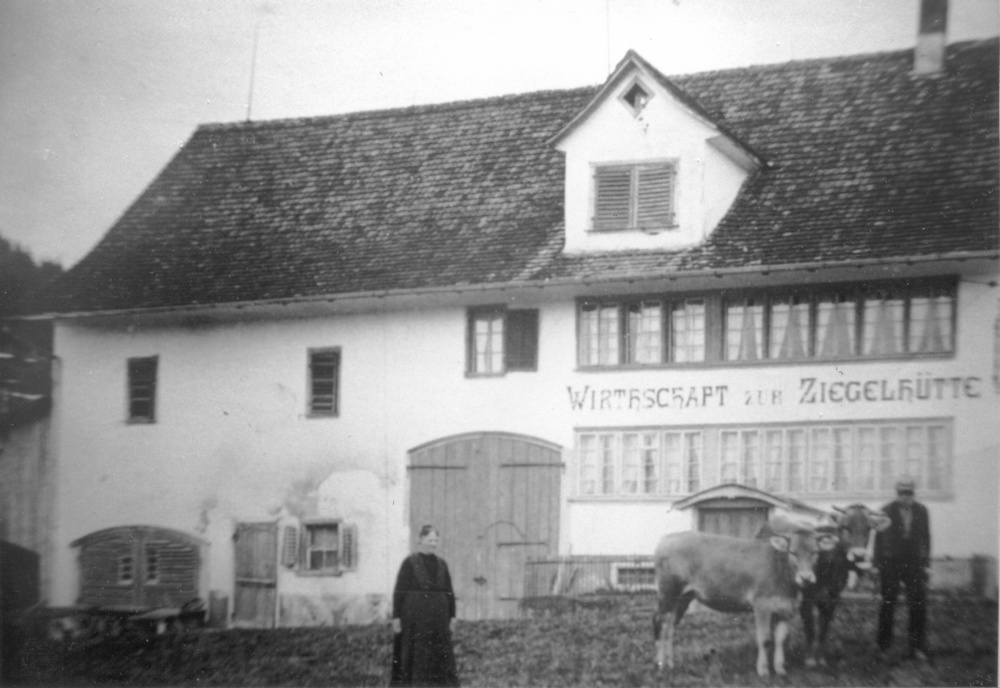 Adetswil Restaurant Ziegelhütte, später Alpenblick