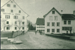 Wetzikerstr. Dorfplatz ohne Bhf str. Ende 19. Jh.