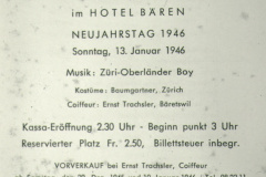 Bären Programm Turnerchränzli