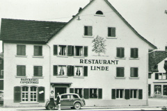 Restaurant Linde & Bäckerei vor 1934