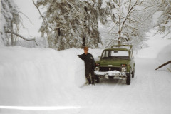 Januar 1981, Läseten mit Andreas Gerber nach massivem Schneefall