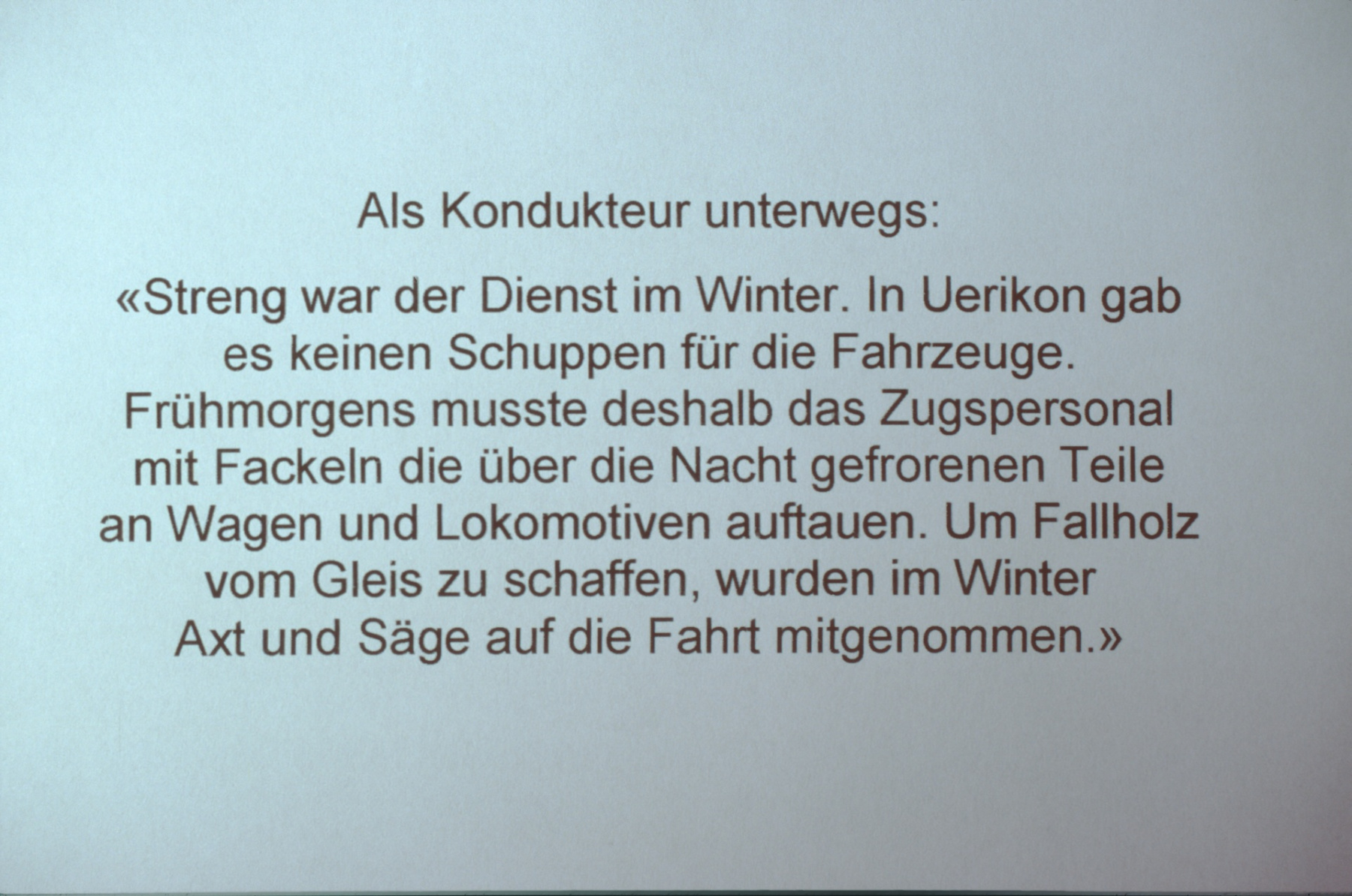 UeBB. Text zum Wintereinsatz