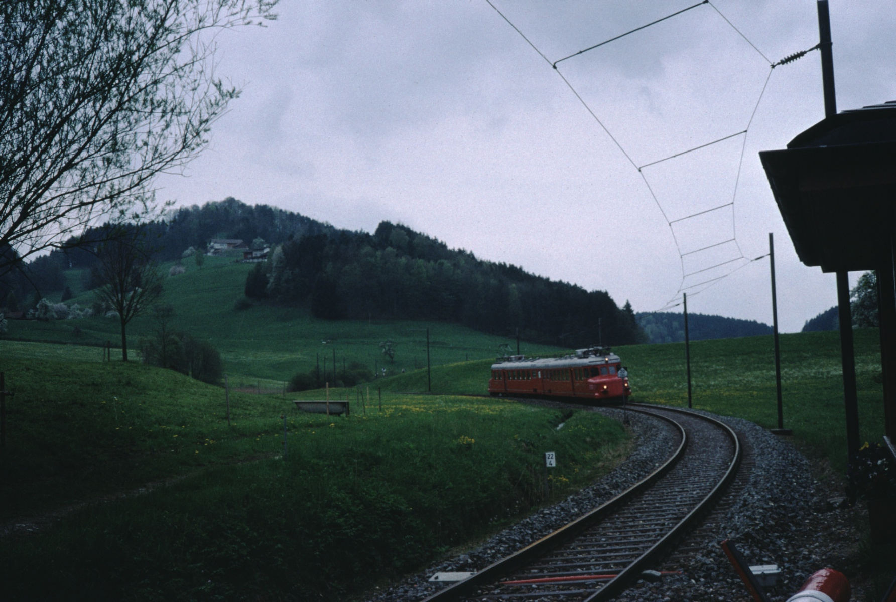 Roter Pfeil, Einfahrt in Station Neuthal