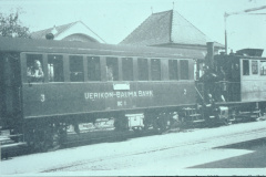 UeBB. Lok Ed 2/2 Glaskasten mit Personenwagen 3C1, Bubikon
