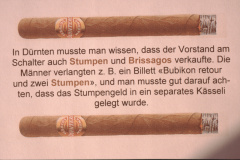 UeBB. Dürnten, es wurden auch Stumpen verkauft