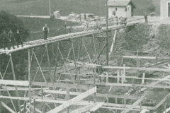 Bau der Bahnhofbrücke