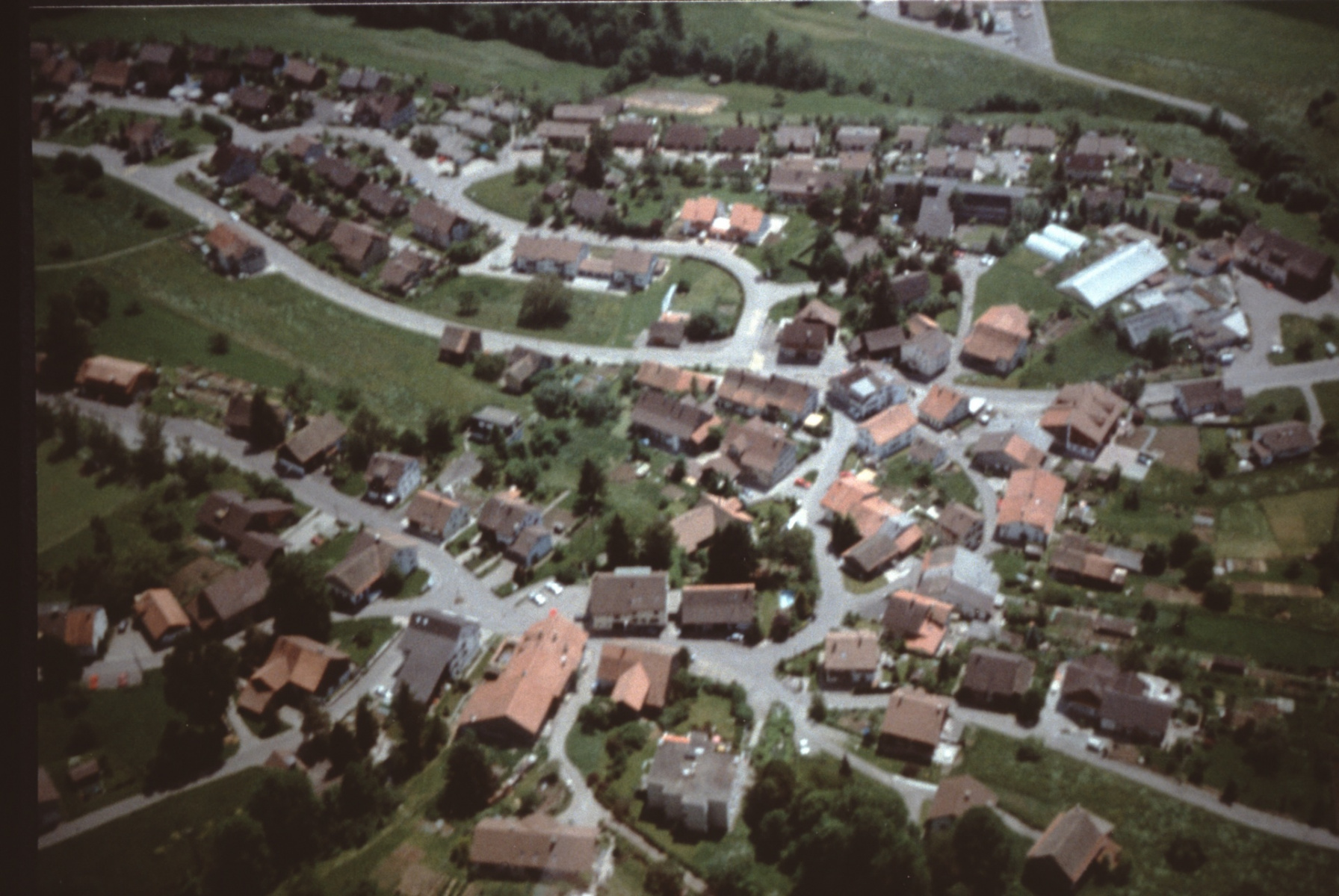 Luftaufnahme (Zentrum Frohberg)