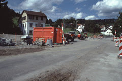 Neugestaltung Abzweigung zur Burgweid