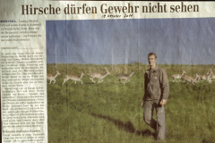 «Hirsche dürfen Gewehr nicht sehen»