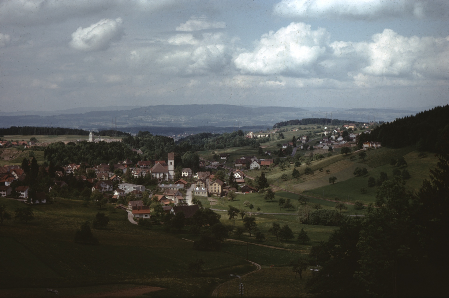 Blick von der Kiesgrube Rüetswil