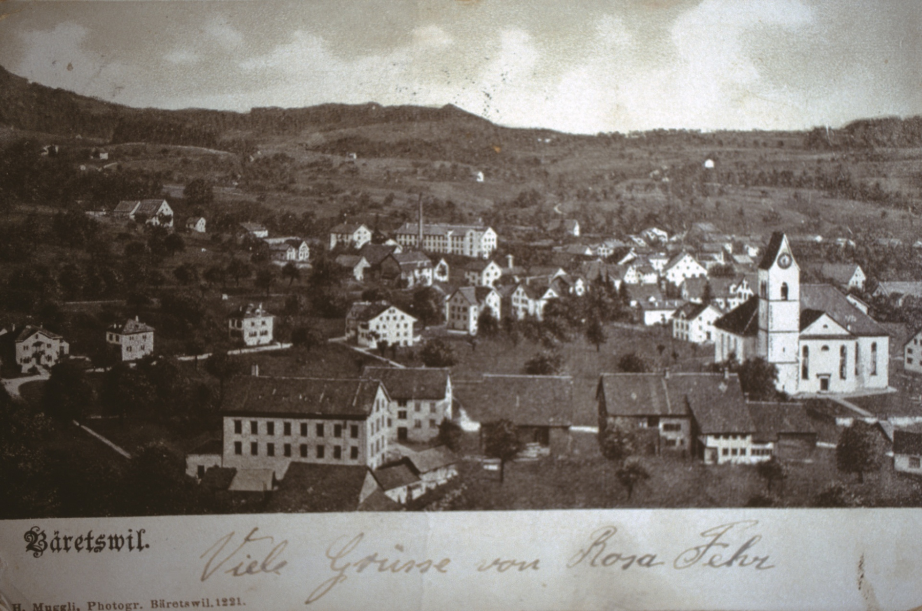 Ansicht Dorf vom Lettenberg aus