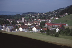 Blick von der Steigstr auf Kirche - Unterdorf