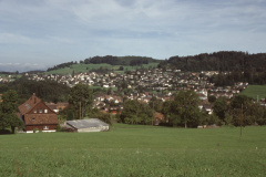 Blick von der Höhenstr auf Dorf, Aemet + Adetswil