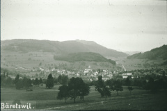 Blick aus Süden. Wahrsch. Schönau. Auf Bäretswil und Bussenthal