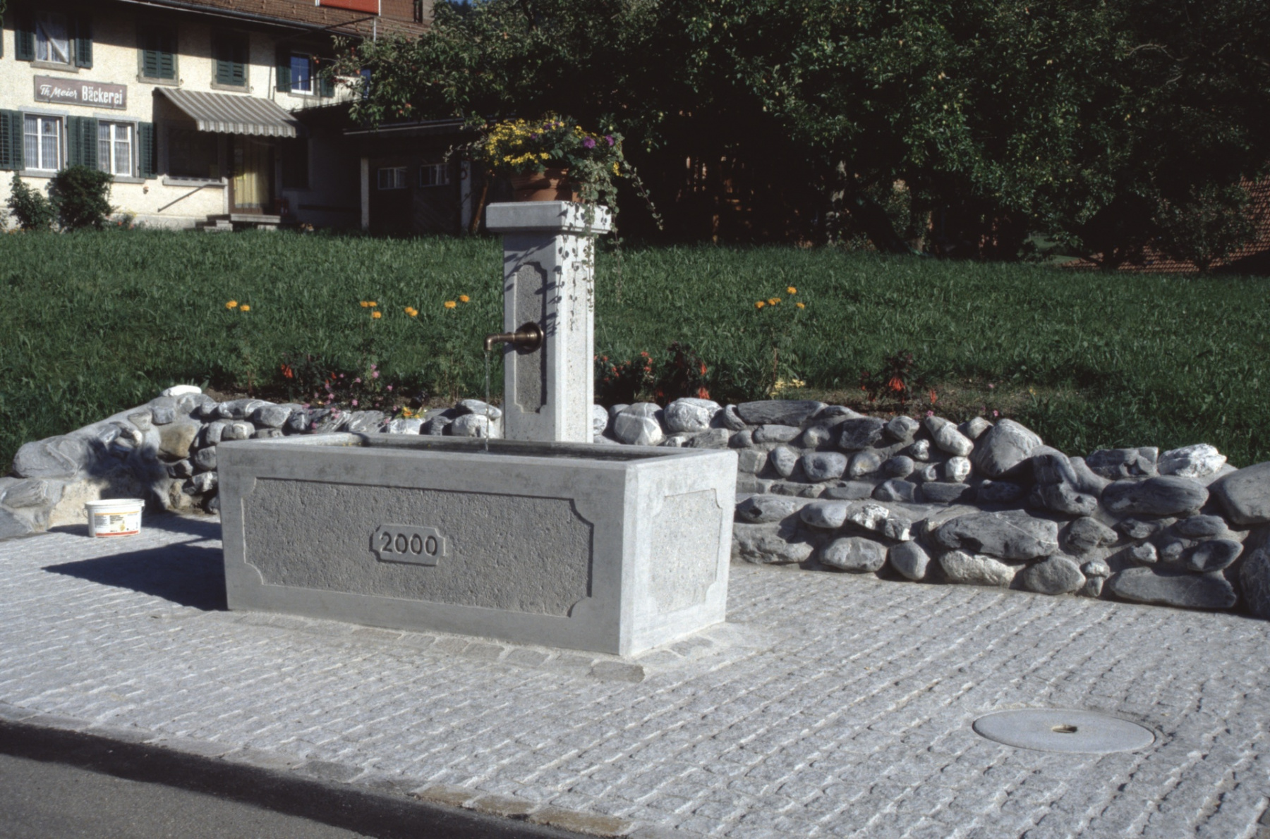 Der neue Dorfbrunnen in Bettswil