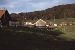 Baugespann E. Meier bei Scheune Meier
