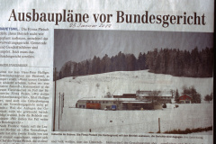 Vorderbettswil, Pleisch, Ausbaupläne vor BG