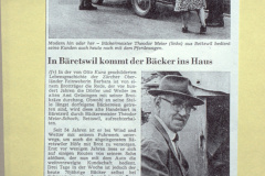 Bäckerei Meier, Artikel im ZO, Bäckermeister Theodor Meier I. (1898-1982) Bäckerei Meier, Artikel im ZO, Bäckermeister Theodor Meier I. (1898-1982)