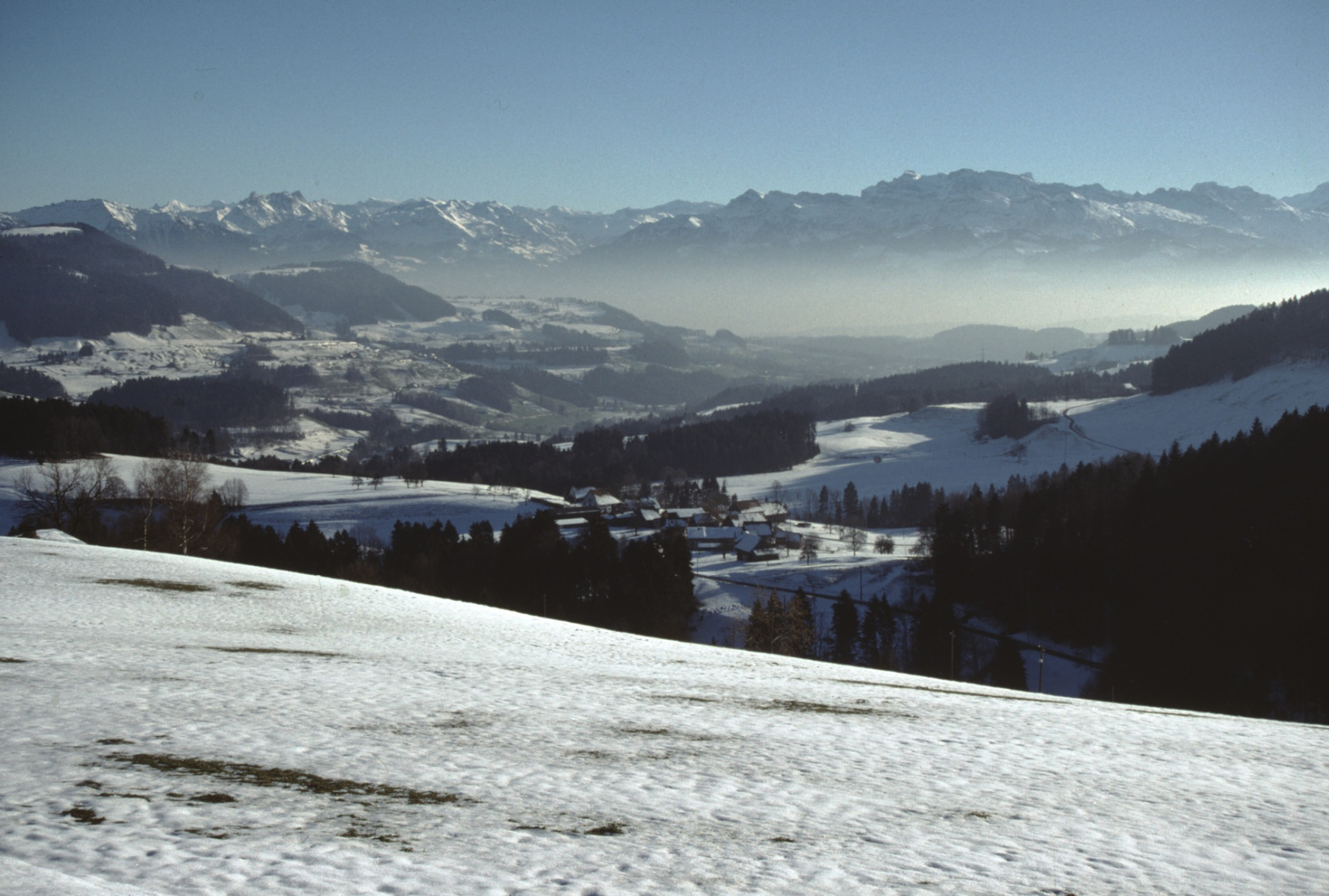 Blick von der Waldsberghöchi Ritg. Alpen