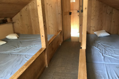 Naturfreundehaus Waldeggli, einer der drei Schlafräume