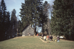 auf zum Baschlisgipfel, 1063 m, höchster Gipfel innerhalb der Gemeinde (höchster Punkt ist 1074 m, knapp unterhalb Allmen (1076m))