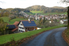 Blick auf Stockacker und Dorf