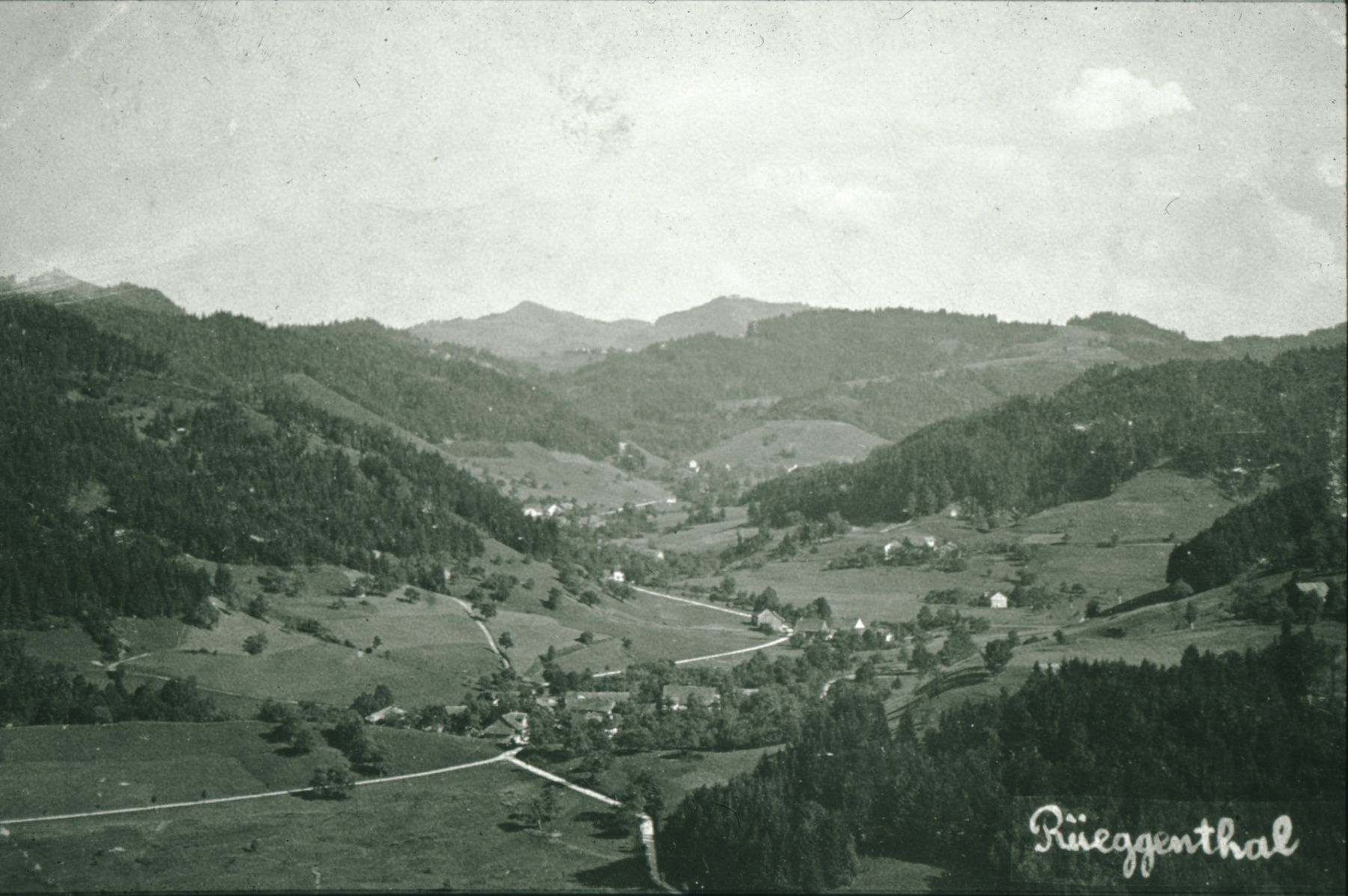 Luftaufnahme Rüeggenthal. Detailaufnahme (vergrössert)