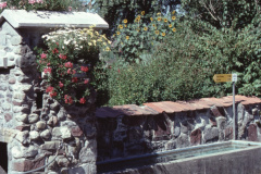 Brunnen in Hinterburg, erbaut durch Henri Spörri