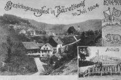 Bezirksgesangfest vom 10. Juli 1904 in Bäretswil