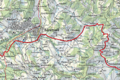Fahrtstrecke der Tour de Suisse durch Bäretswil