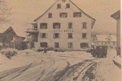 Hotel Bären, 1970, kurz vor dem Abbruch