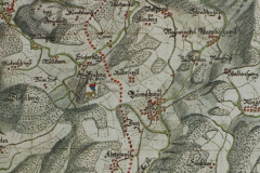 Gygerkarte von 1667 (Ausschnitt Bärenschwyl-Gryffenberg)