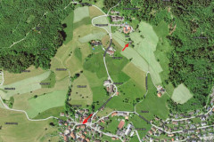 Luftaufnahme Adetswil, Wohnorte Schaufelberger-Tress, Binz, Morglen, Froberg / Rosinli