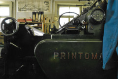 Druckerei Brunner, Druckmaschine Detail