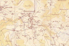 Wild Karte Bäretswil von 1850