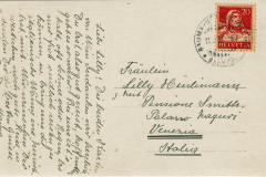 Güetli Postkarte 1932, Rückseite