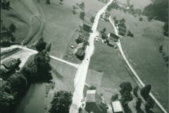 Luftaufnahme Bahnhof - Kosthäuser - Rest. Greifenberg - Schulhaus