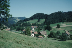 Blick auf Neuthal von oberhalb Schulhaus