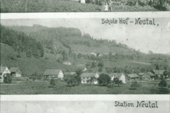 Postkarte Restaurant Greifenberg - Schule - Station
