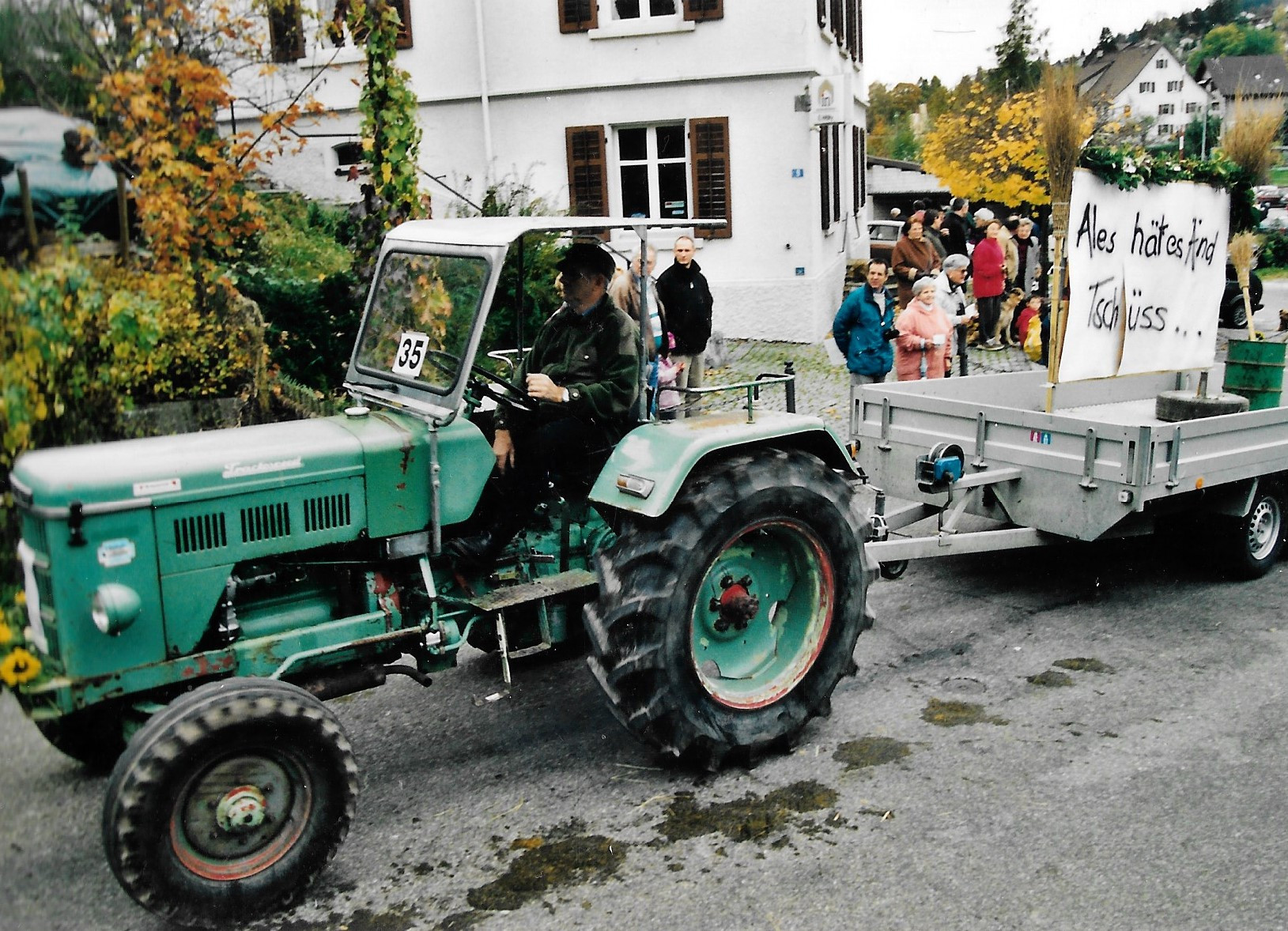 100-J VZG, Besenwagen,Traktor Bührer OP 17, Jg 1970, Peter Burkhalter, Stockrüti