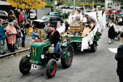 100-J VZG, Waschtag, Traktor Holder BI01D,Jg 1965, Josef Zurkirchen, Rüetschwil, Frauen Bäretswil mit Berti Planzer