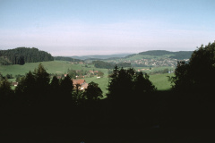 Oberhalb Holenstein,  Blick Rtg Wappenswil  -  Letten
