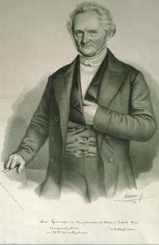 Portrait von Hans Rudolf Waser, Dekan und Pfarrer in Bäretswil