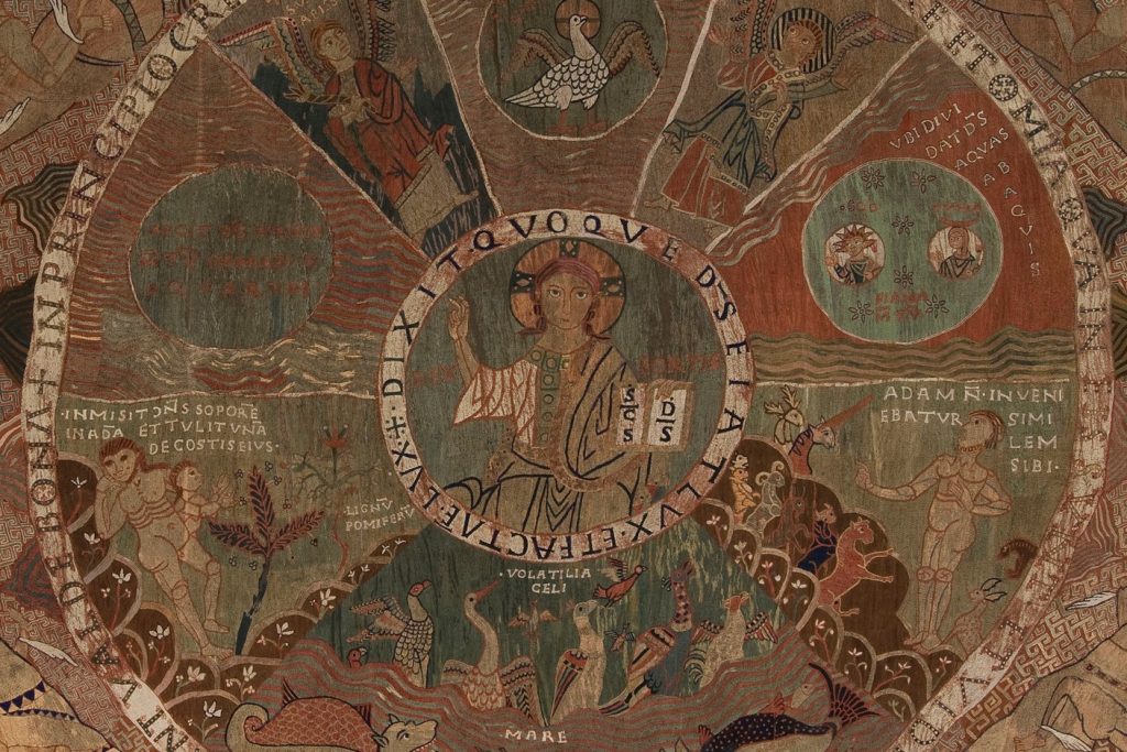 Schöpfungsteppich von Girona (Spanien), ca. 1100