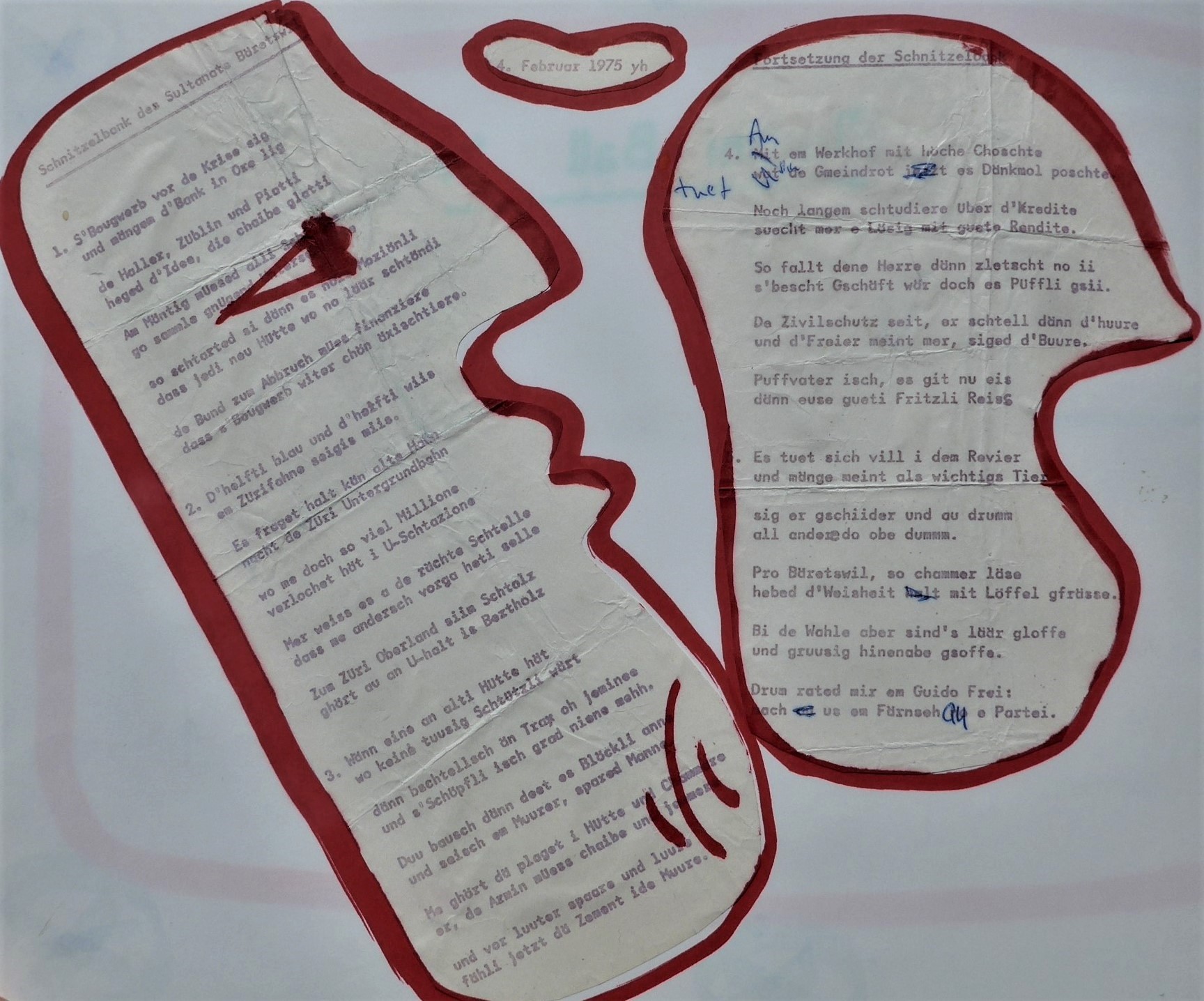 Schnitzelbank des Sultanats