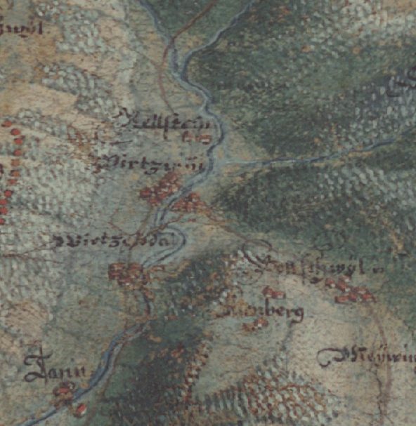 "Wirtzwyl", Gyger-Karte 1667 (GIS-Browser)