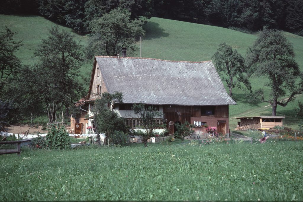 Bauernhaus von Walter Meier in Wirzwil, 1985