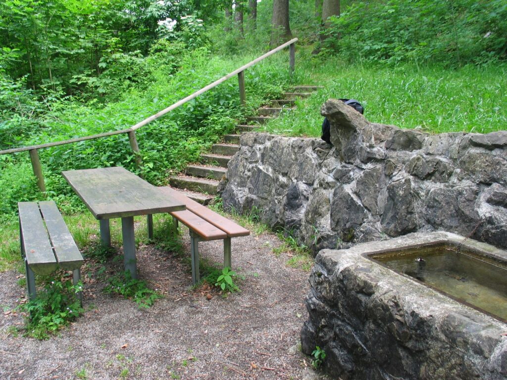 Um 1300 bildete sich oberhalb von Fehrenwaldsberg ein Klösterchen von Schwestern (Beginen), die während ca. 200 Jahren das Wasser aus dieser Quelle schöpften.