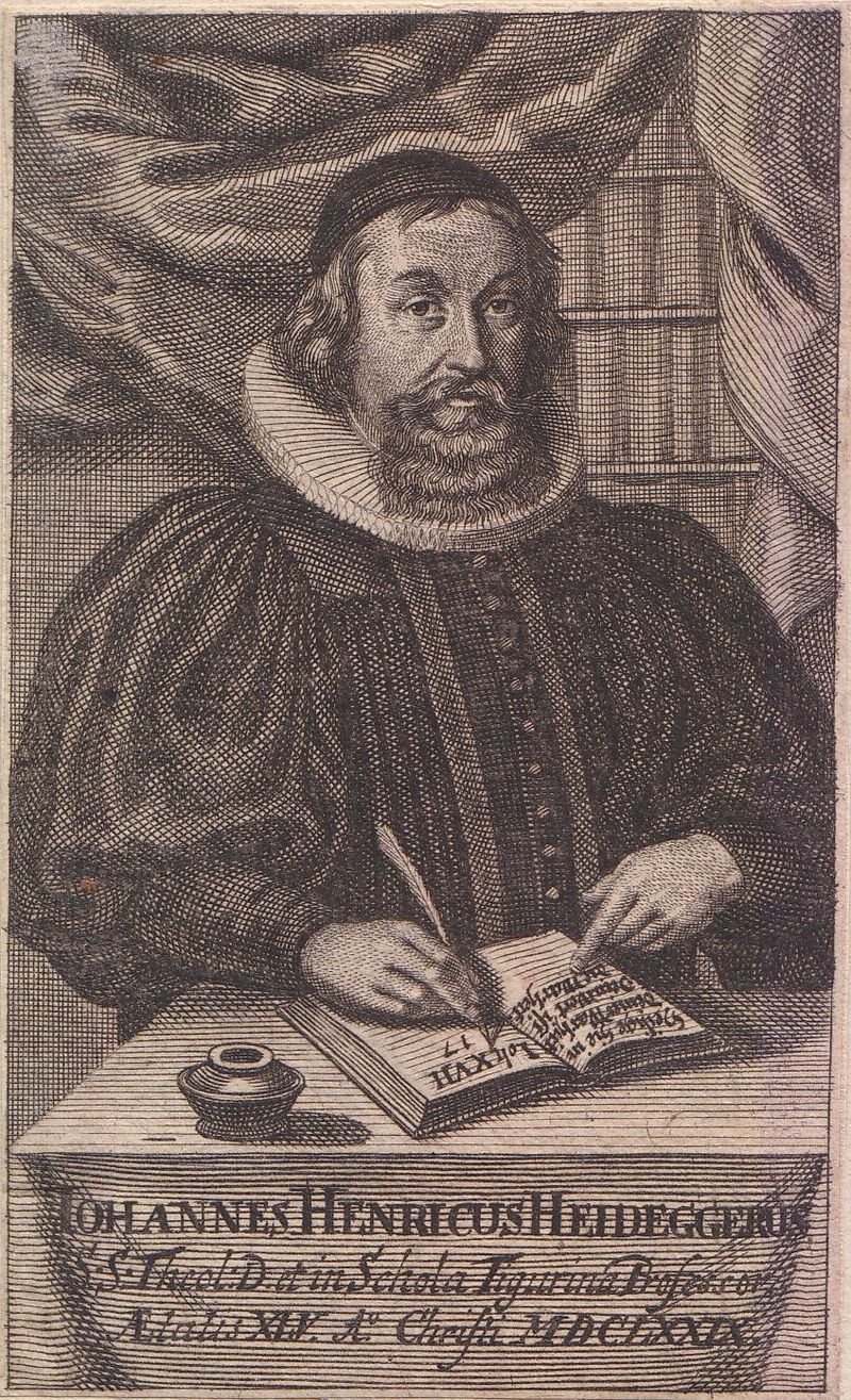 Johann Heinrich Heidegger (1633-1698), Pfarrerssohn in Bäretswil